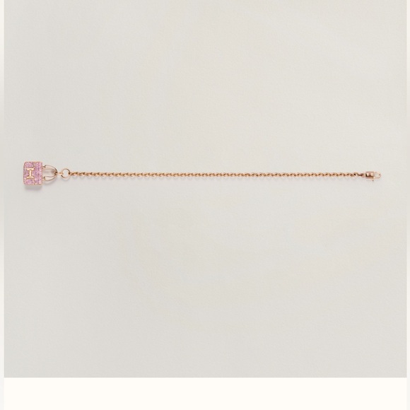 🩷SOLD🩷Authentic Hermes Constance bracelet rose gold with pink sapphires - Picture 3 of 11